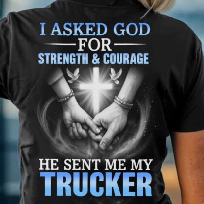 He Sent Me My Trucker Apparel - Faith & Love