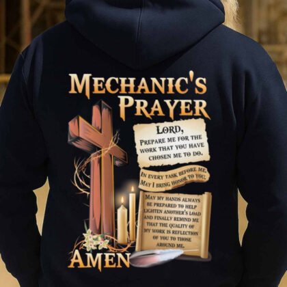 Mechanic’s Prayer Faith & Cross
