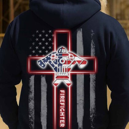Firefighter Cross Tools Patriotic Apparel - Faith & Flag